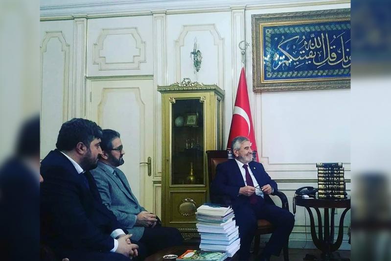 Our Istanbul Mufti Prof. Dr. We visited Hasan Kamil Yılmaz in his office.