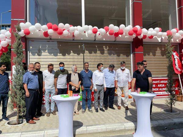 Inauguration of businessman İshak Şukla's real estate shop in Tekirdağ/ Kapaklı as Fatih Sultan Mehmet Education and Solidarity Foundation