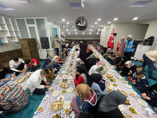 As FSM Foundation, we hosted orphans at our iftar table in our foundation center today.