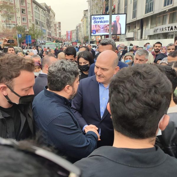 Our Minister of Internal Affairs, Mr. Süleyman Soylu, and the President of the Foundation, Coşkun Şahin, came together