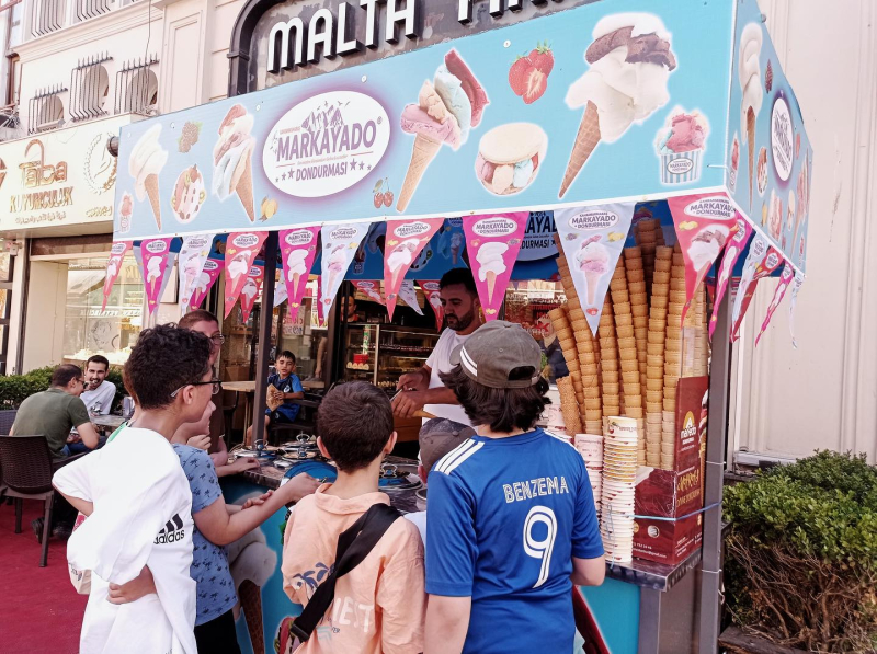 TODAY WAS ICE CREAM AND FOOTBALL DAY AT OUR FSM FOUNDATION FATIH REPRESENTATIVE