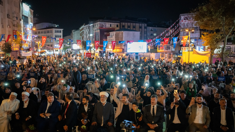 MEANINGFUL MAWLÎD-I ŞERÎF PROGRAM FROM OUR FOUNDATION IN ESENLER DÖRTYOL SQUARE