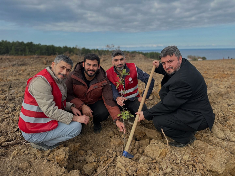 WE MET AT THE SAPLING PLANTING EVENT